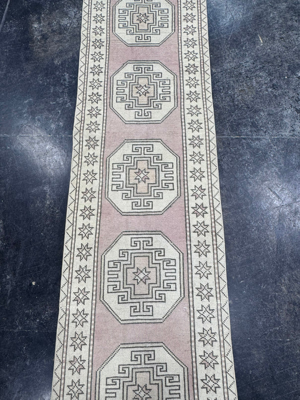 Turkish Vintage Runner Rug 2'5" x 10'9" #24632