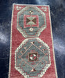 Turkish Vintage Runner Rug 3'1" x 8'6" #24642