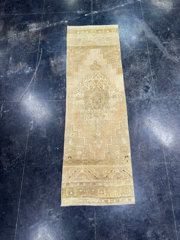 Turkish Vintage Runner Rug 2'11" x 9'5" #24641