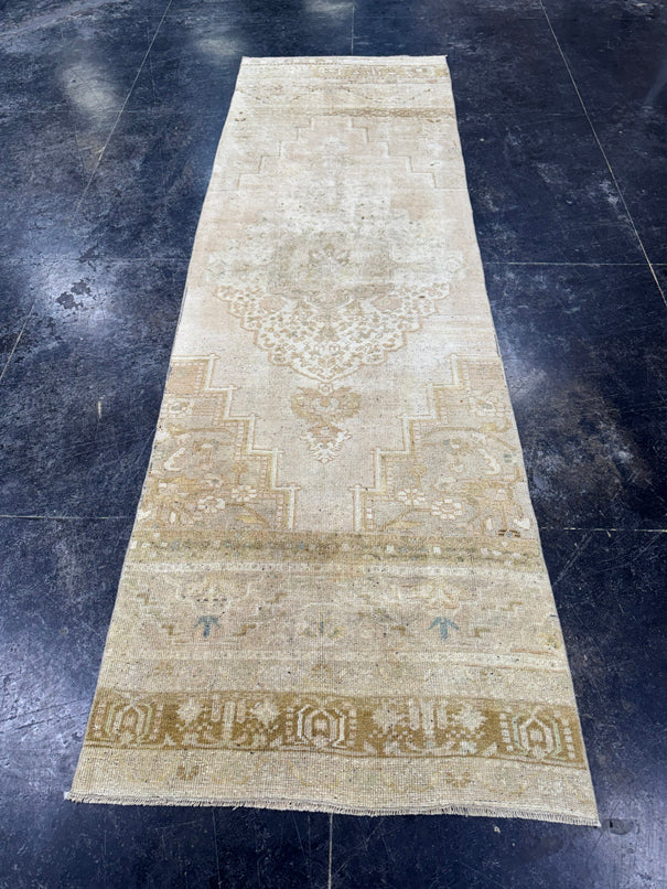 Turkish Vintage Runner Rug 2'11" x 9'5" #24641