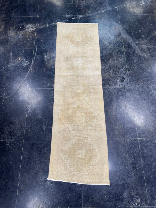 Turkish Vintage Runner Rug 2'11" x 10'3" #24631