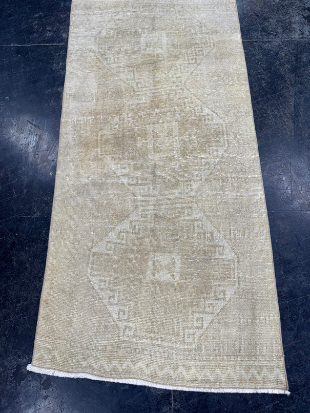Turkish Vintage Runner Rug 2'11" x 10'3" #24631