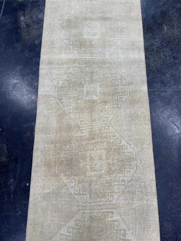 Turkish Vintage Runner Rug 2'11" x 10'3" #24631