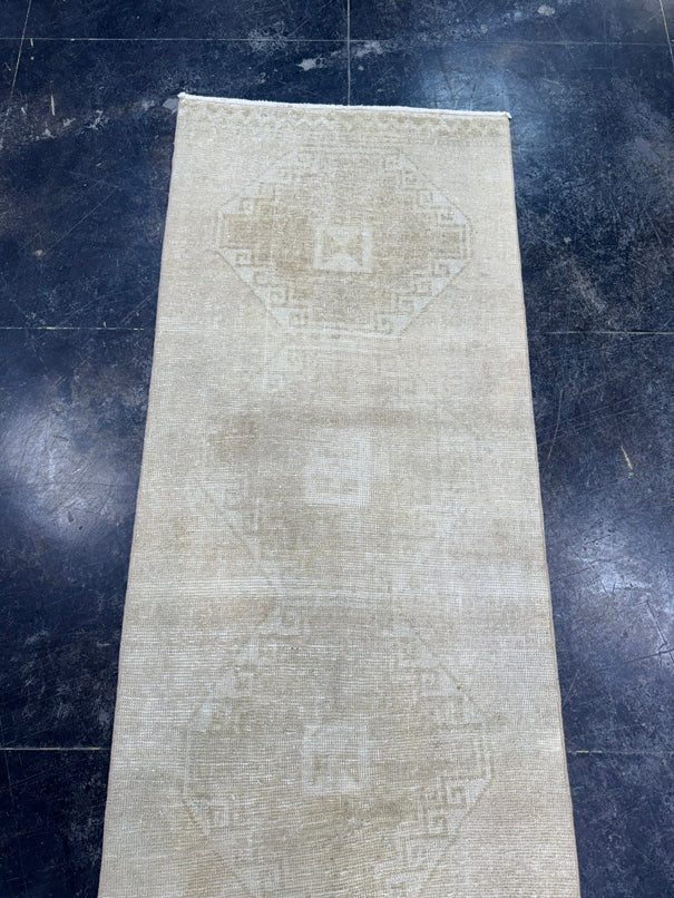 Turkish Vintage Runner Rug 2'11" x 10'3" #24631