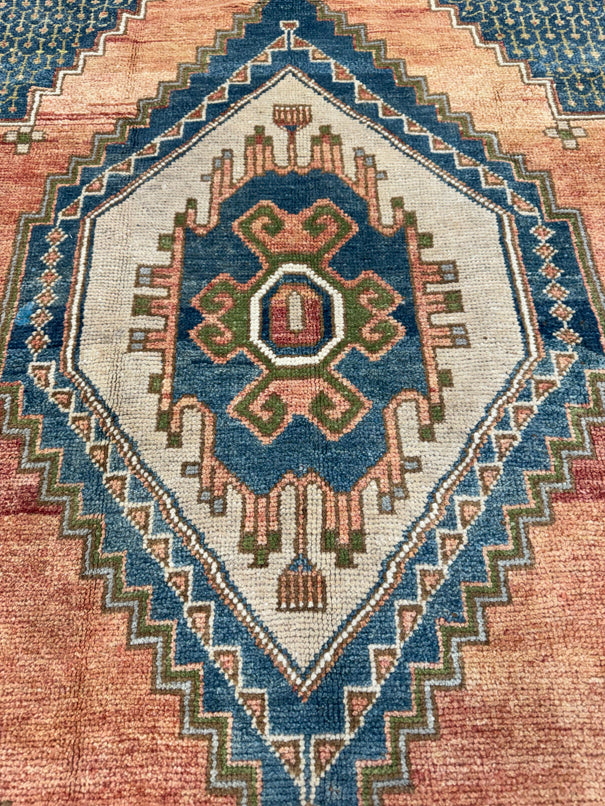 Turkish Vintage Rug 4'1" x 7'4" #24701