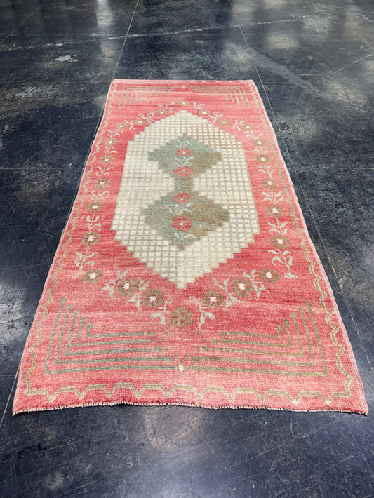 Turkish Vintage Rug 2'10'' x 6'4'' #24894