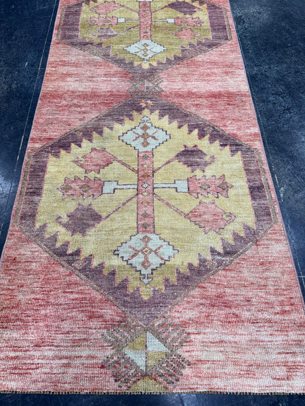 Turkish Vintage Runner Rug 2'11'' x 9'6'' #24891