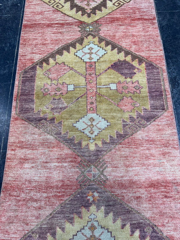 Turkish Vintage Runner Rug 2'11'' x 9'6'' #24891