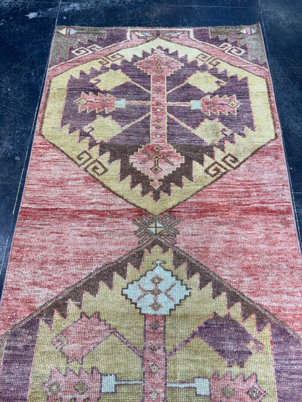 Turkish Vintage Runner Rug 2'11'' x 9'6'' #24891