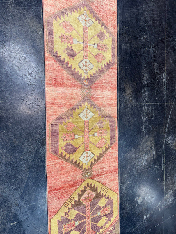 Turkish Vintage Runner Rug 2'11'' x 9'6'' #24891