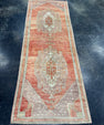 Turkish Vintage Runner Rug 3'4'' x 9'3'' #24892