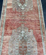 Turkish Vintage Runner Rug 3'4'' x 9'3'' #24892