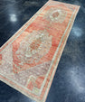Turkish Vintage Runner Rug 3'4'' x 9'3'' #24892