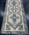 Turkish Vintage Runner Rug 2'4'' x 9'9'' #24888