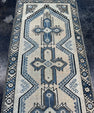 Turkish Vintage Runner Rug 2'4'' x 9'9'' #24888