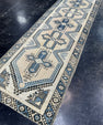 Turkish Vintage Runner Rug 2'4'' x 9'9'' #24888