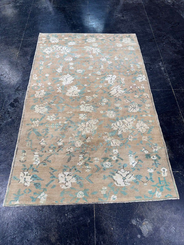 Turkish Vintage Rug 4'5'' x 7'2'' #24890
