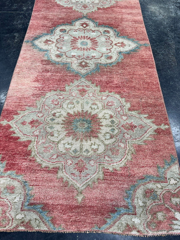 Turkish Vintage Runner Rug 2'10'' x 9'3'' #24886