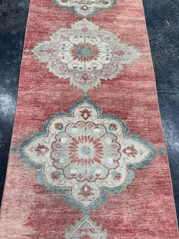 Turkish Vintage Runner Rug 2'10'' x 9'3'' #24886
