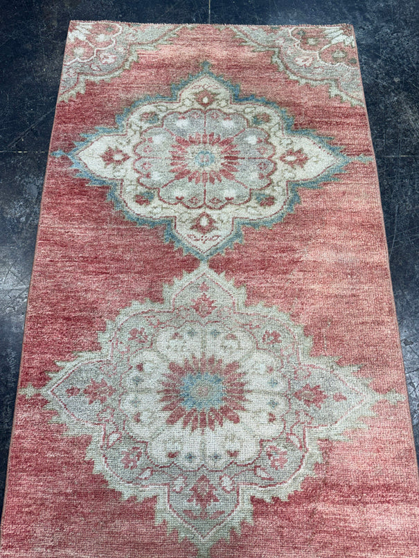 Turkish Vintage Runner Rug 2'10'' x 9'3'' #24886