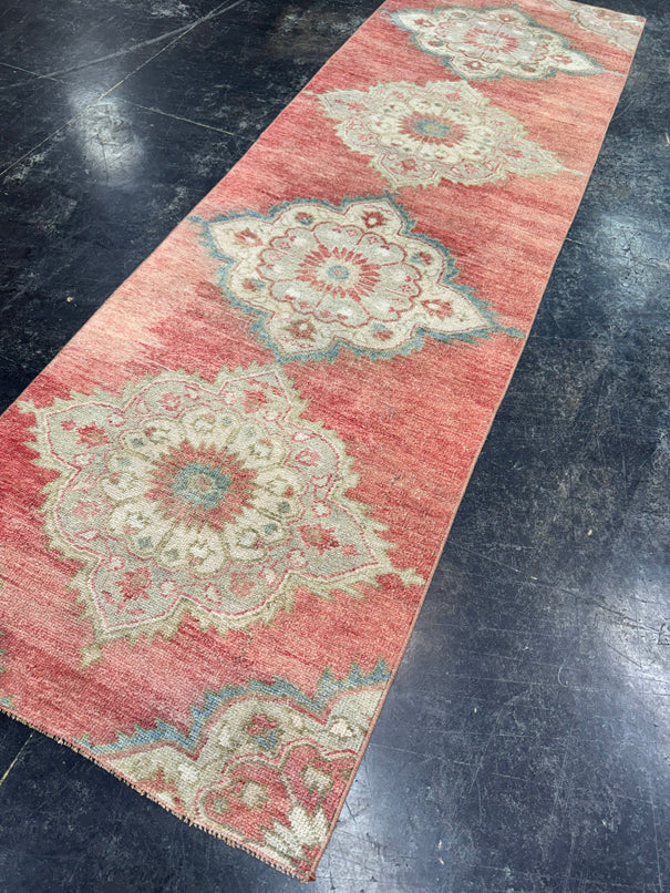 Turkish Vintage Runner Rug 2'10'' x 9'3'' #24886