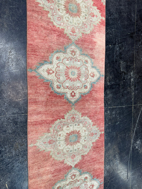Turkish Vintage Runner Rug 2'10'' x 9'3'' #24886