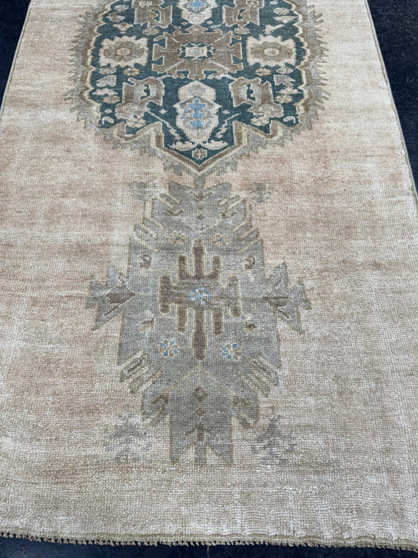 Turkish Vintage Runner Rug 3'2'' x 11'9'' #24887