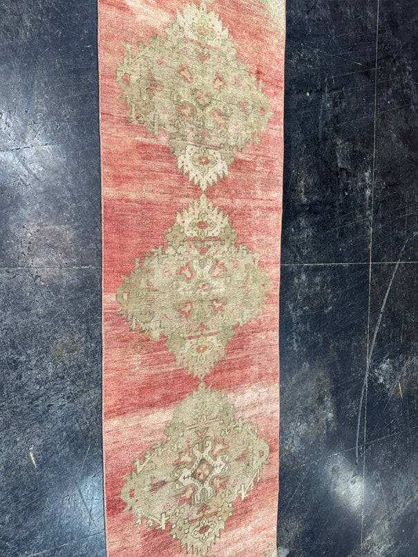 Turkish Vintage Runner Rug 2'6'' x 9'7'' #24882