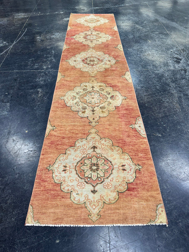 Turkish Vintage Runner Rug 2'2'' x 9'2'' #24883