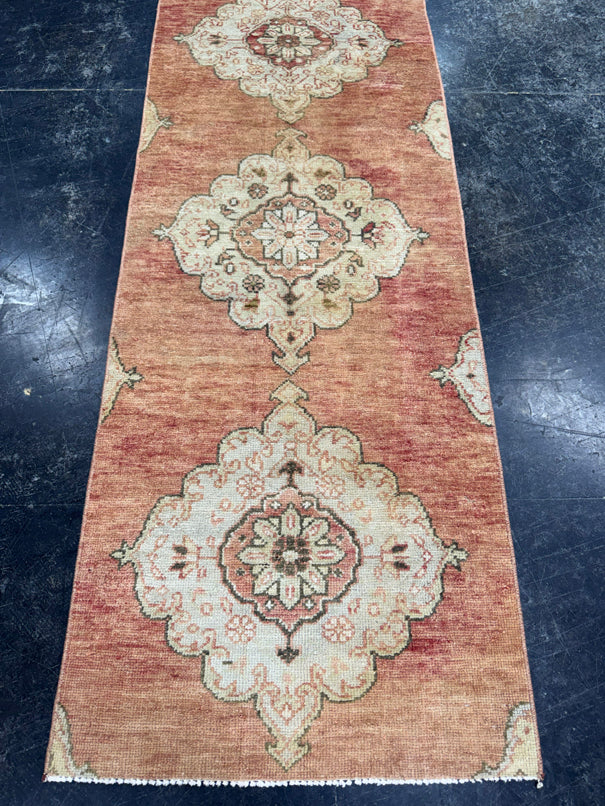 Turkish Vintage Runner Rug 2'2'' x 9'2'' #24883