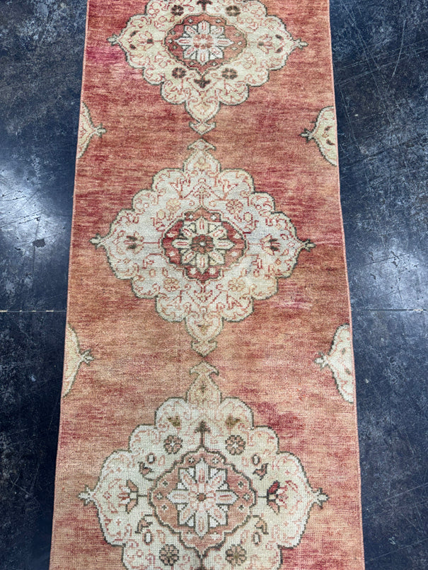 Turkish Vintage Runner Rug 2'2'' x 9'2'' #24883