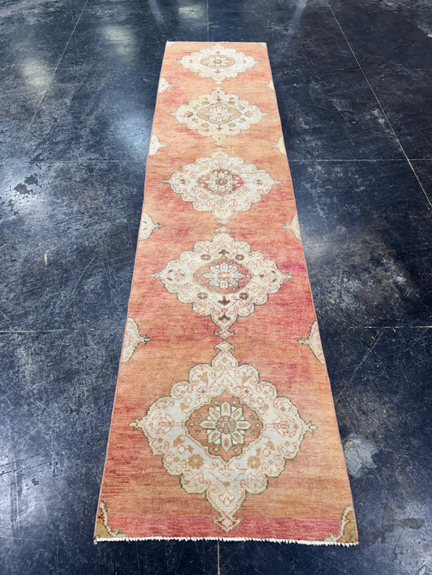 Turkish Vintage Runner Rug 2'2'' x 9'2'' #24883