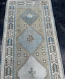 Turkish Vintage Runner Rug 3' x 10'6'' #24884