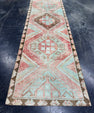 Turkish Vintage Runner Rug 3'1'' x 9'9'' #24879