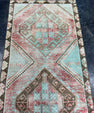 Turkish Vintage Runner Rug 3'1'' x 9'9'' #24879