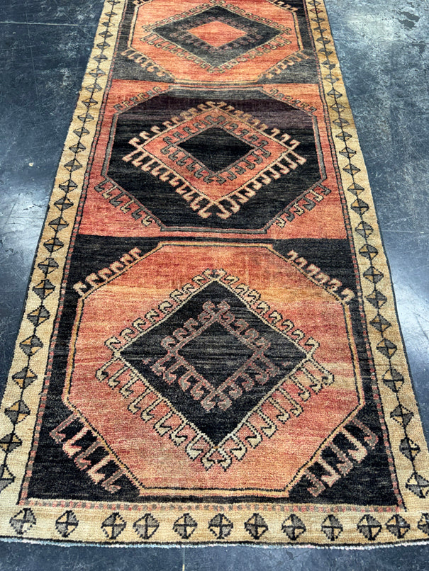 Turkish Vintage Runner Rug 2'11'' x 10'11'' #24880