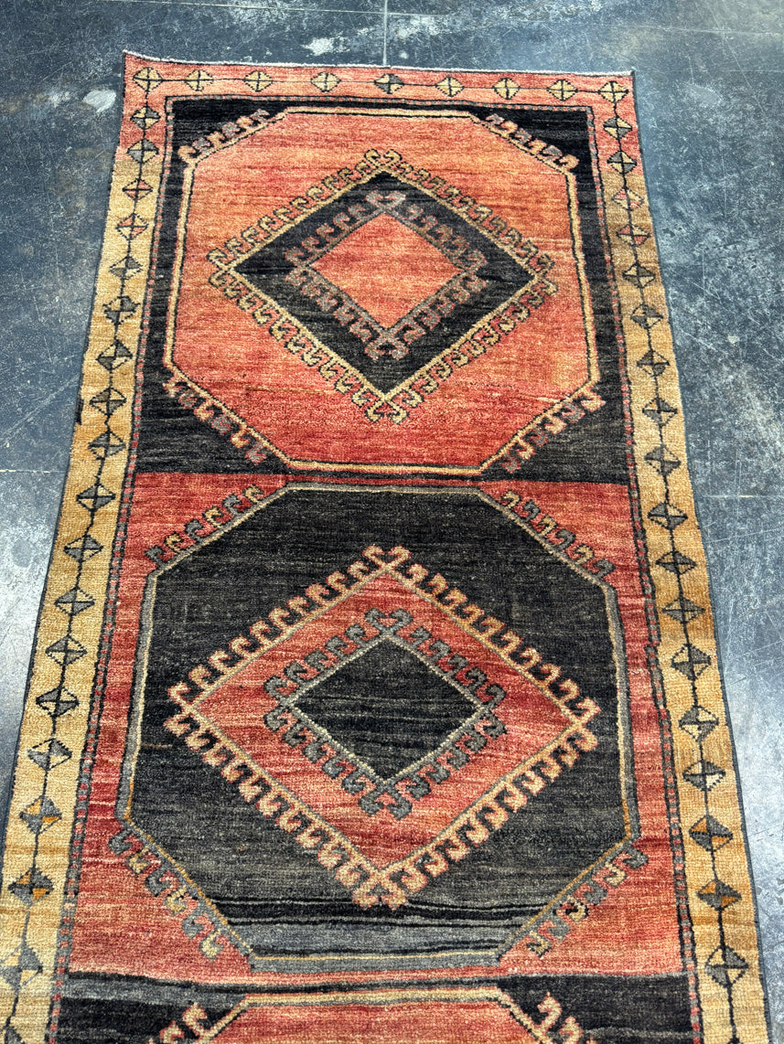 Turkish Vintage Runner Rug 2'11'' x 10'11'' #24880