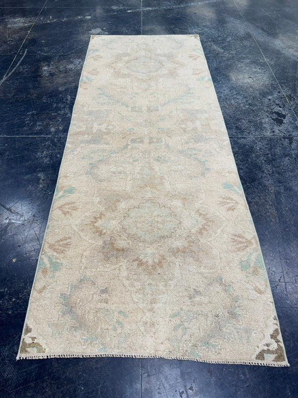 Turkish Vintage Runner Rug 2'10'' x 7'6'' #24881