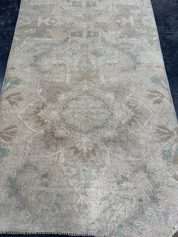 Turkish Vintage Runner Rug 2'10'' x 7'6'' #24881