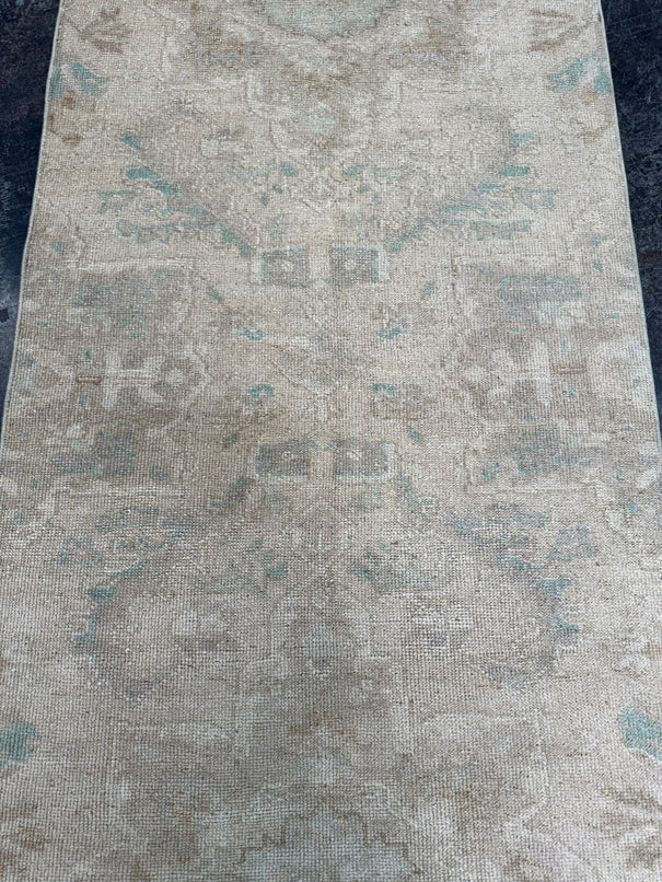 Turkish Vintage Runner Rug 2'10'' x 7'6'' #24881