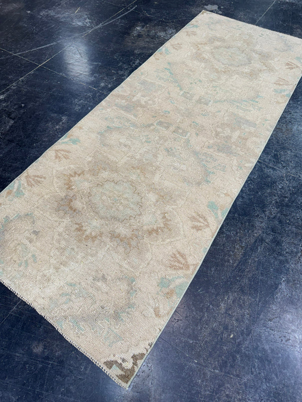 Turkish Vintage Runner Rug 2'10'' x 7'6'' #24881