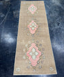 Turkish Vintage Runner Rug 3' x 8'6'' #24876