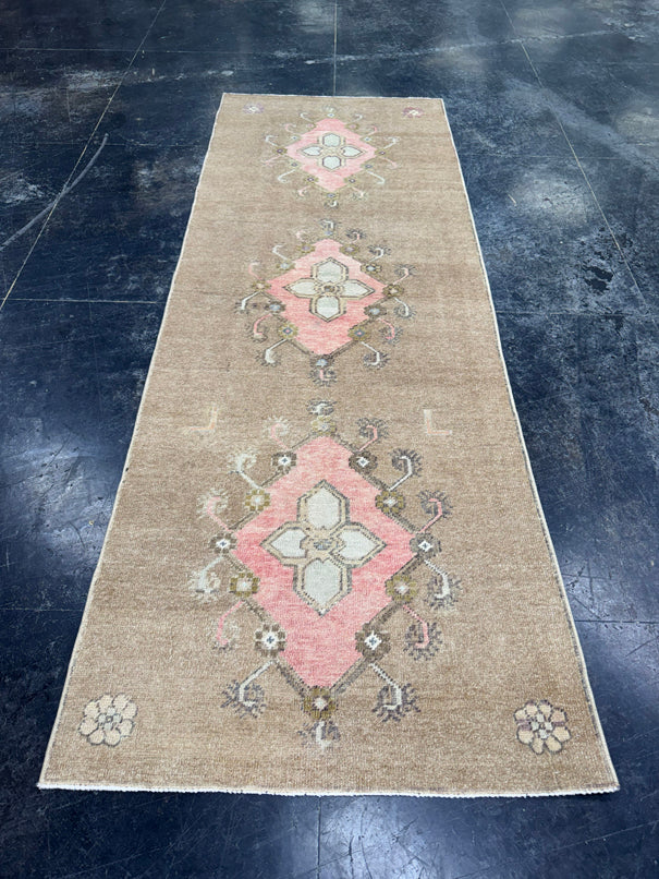 Turkish Vintage Runner Rug 3' x 8'6'' #24876