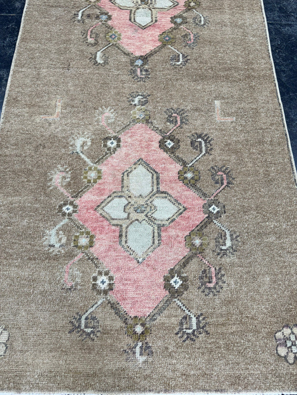 Turkish Vintage Runner Rug 3' x 8'6'' #24876