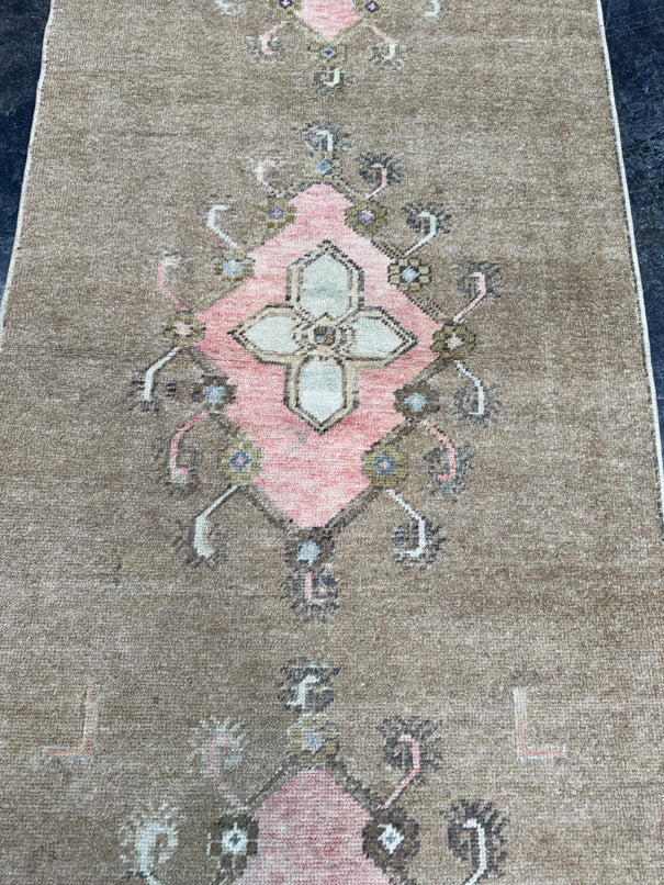 Turkish Vintage Runner Rug 3' x 8'6'' #24876