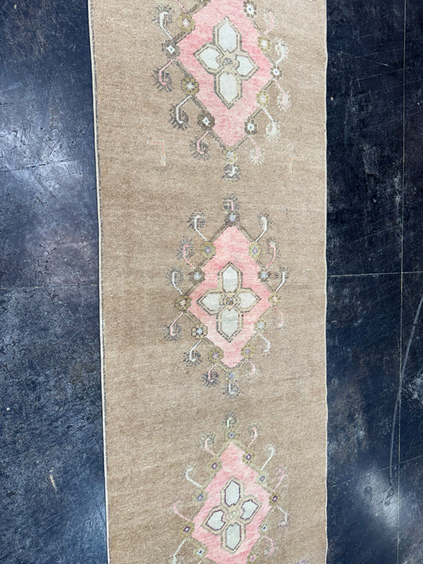 Turkish Vintage Runner Rug 3' x 8'6'' #24876
