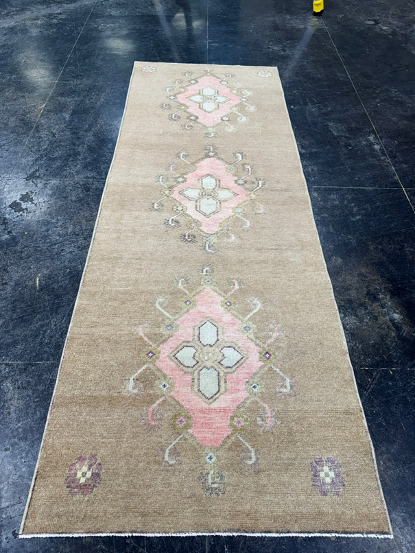 Turkish Vintage Runner Rug 3' x 8'6'' #24876
