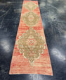 Turkish Vintage Runner Rug 2'4'' x 11'4'' #24877