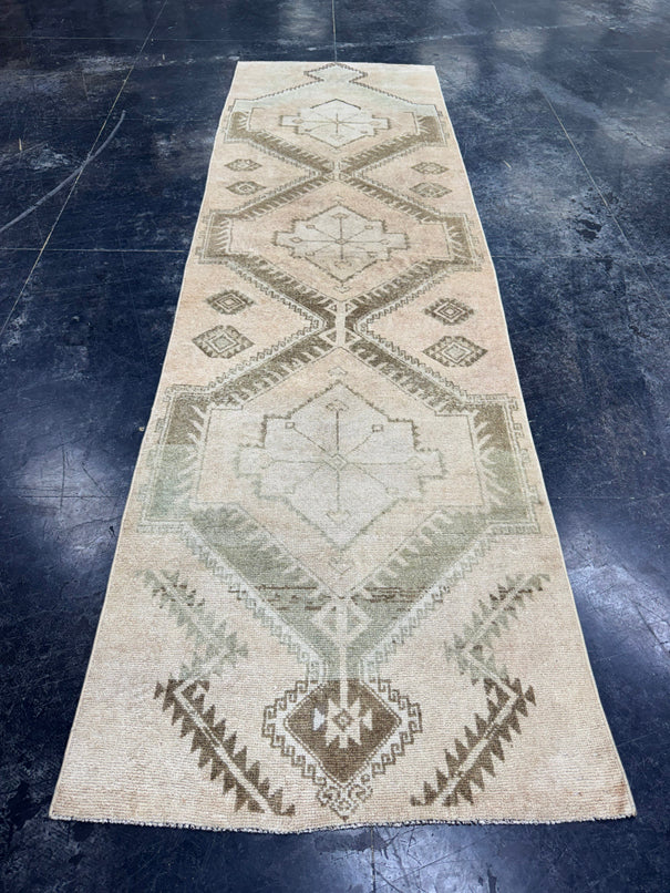 Turkish Vintage Runner Rug 3' x 10'1'' #24878