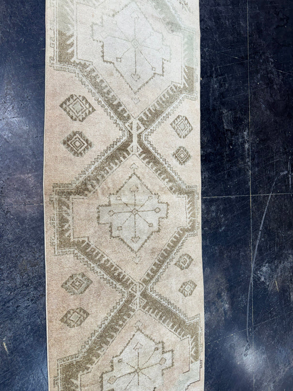 Turkish Vintage Runner Rug 3' x 10'1'' #24878
